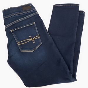 Levi's Denizen Modern Pull-on Crop Stretch Jean Dark Wash 8